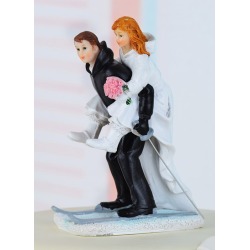 Athletic Sweet Figurine Wedding Cake Topper