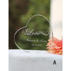 Crystal Wedding Cake Topper