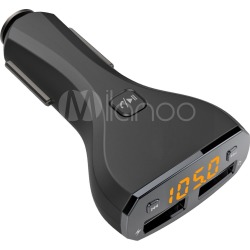 Bluetooth Car Charger Qualcomm Quick Charge 2.0 Dual Ports Music Control Voice Phone Calls Car Adapter