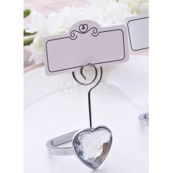 Wedding Place Cards Heart Ring Holders Wedding Receptiom