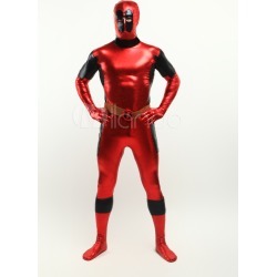 Halloween Deadpool Shiny Metallic Super Hero Costume Halloween