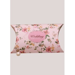 Wedding Favor Boxes Floral Pink Small Gift Box