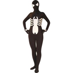 Halloween Spiderman Zenta Suit Super Hero Lycra Spandex Black Costume Cosplay Halloween