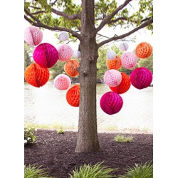 Wedding Flower Ball Pearl Paper Decoration Ball Set of 4