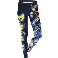 Pokemon Pikachu Anime Game Kawaii Black Long Skinny Pants Halloween