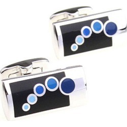 Black Green Men's Fashion Cufflinks