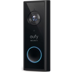 eufy Wireless 2K Video Doorbell Add On T8210CW1 - Black