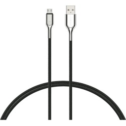 Cygnett Armoured 2M Braided Lightning to USB-A Cable CY2670PCCAL - Black