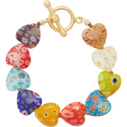 Brinker & Eliza Higher Love Millefiori Heart Bracelet