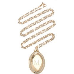 Monica Rich Kosann The Four Image "Premier" Diamond Border Locket With
