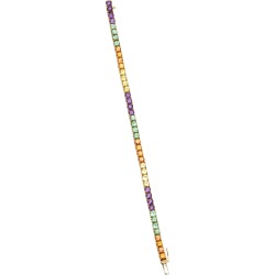 LYNN BAN Tennis 18K Gold And Multi-Stone Bracelet