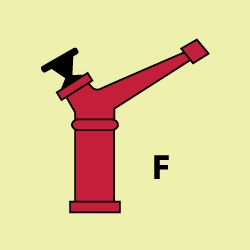 NMC Monitor Gun Foam Symb 6x6 Plas Lam Glow Imo Sgn IMO111R