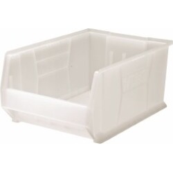 Quantum Storage 125 Lbs. Load Capacity, Clear Polypropylene Hulk