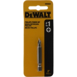 DeWALT 1/4 Inch Drive, No. 1 Phillips Screwdriver Bit Standard Ph