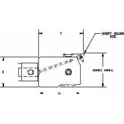 Parlec PC6 Connection, Manual, Single Cutter Boring Head 5.95 Inc