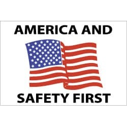 NMC America & Safety 25/pk 2x2 Hard Hat Emblem HH90