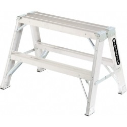 Louisville 2 Ft. High, Type IA Rating, Aluminum Sawhorse Ladder 3