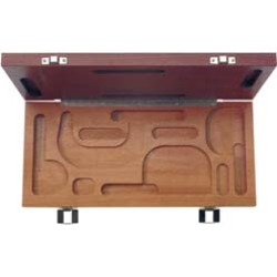 Brown & Sharpe Wood, Micrometer Case For Use with Blade Micromete