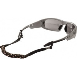 Ergodyne Low Profile Blk Elast Coil Eyewear Lanyrd 19280