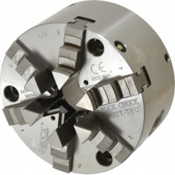 Buck Chuck Company 6 Jaws, 5 Inch Diameter, Self Centering Manual