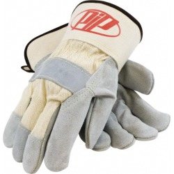 PIP Men's Size L, Cowhide Leather Work Gloves General Purpose Glo