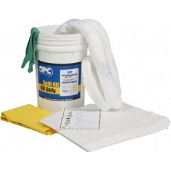 SPC Sorbent Products 6 Gallon Capacity, Oil Only Spill Kit 6.5 Ga