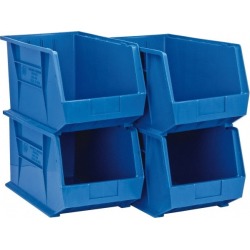 Quantum Storage 75 Lbs. Load Capacity, Blue Polypropylene / Polye