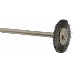 Weiler 3/4 Inch Brush Diameter, Crimped Steel Wheel Brush 37,000