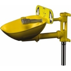 Bradley Wall Mount, Plastic Bowl, Eyewash Station 1/2 Inch Inlet,