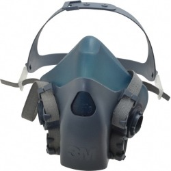 3M Series 7500, Size L Half Mask Respirator 4 Point Suspension, B