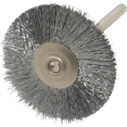 Weiler 1-1/4 Inch Brush Diameter, Crimped Steel Wheel Brush 37,00