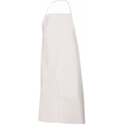 PRO-SAFE 36 Inch Long x 28 Inch Wide, Disposable Bib Apron White,