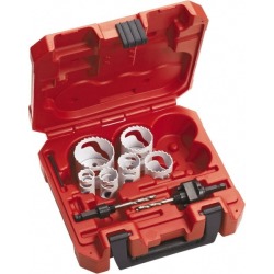 Milwaukee Tool 8pc Multipurp W/case Refrigeration Hle Saw Kit 49-