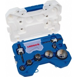Lenox 10 Piece, Gulleted Edge Cutting Style, Bi-Metal Hole Saw Ki