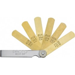 Proto 6 Piece, 0.006 Inch to 0.016 Inch Thickness, Parallel Feele