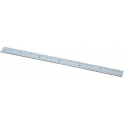 Mitutoyo 6 Inch Long, 1/100, 1/64, 1/32, 1/10 Inch Graduation, Si