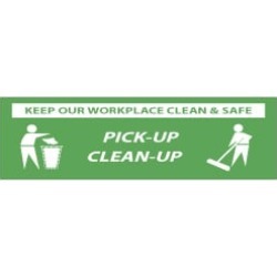 NMC Keep Our Workplace Clean & Safe - Pick-Up - Clean-Up, 120 Inc