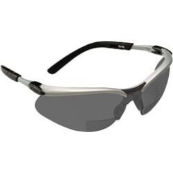 3M Gray +2.5 Diopter Lens, Scratch Resistant, Silver and Black Pl