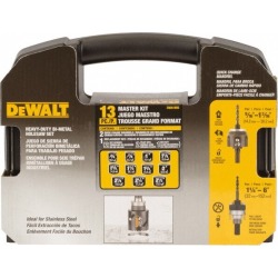 DeWALT 13 Piece, Toothed Edge Cutting Style, Bi-Metal Hole Saw Ki