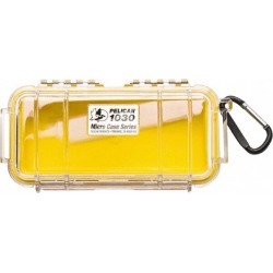 Pelican Products, Inc. 3-7/8x7-1/2" Clr/ylw Watertight Clear Case