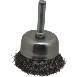 Made in USA 1-3/4 Inches Diameter Shank Mounted Steel Wire Cup Br