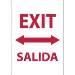 NMC Exit Double Arrow Bili Exit Sign M696RC