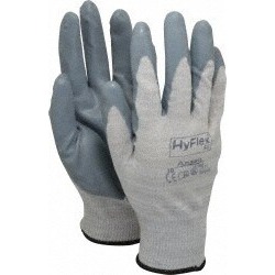 Ansell Men's Size 10 (XL), X-Static Yarn, Nitrile Coated Work Glo