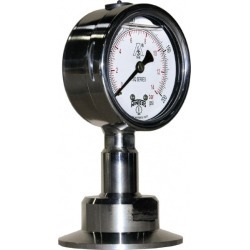 Winters 2-1/2 Inch Dial, 2 Inch, 0 to 200 Scale Range Pressure Ga