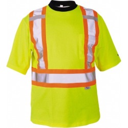 Viking Lime&ref Tape Lrg Mesh Ctn/poly Hi-vz Shirt 6000G-L