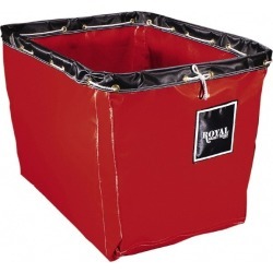 Royal Basket Trucks 14 Bu 40x28x27.5" Red Vinyl Replacement Liner