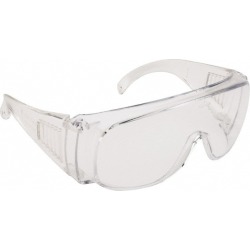 PRO-SAFE Clear Lenses, Uncoated Single, Clear Plastic Framed Safe
