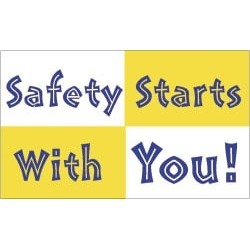 NMC Safety Starts with You!, 60 Inch Long x 36 Inch High, Safety