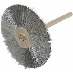 Weiler 1-1/2 Inch Brush Diameter, Crimped Steel Wheel Brush 25,00