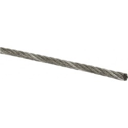Lift-All 1/16 Inch Diameter Aircraft Cable Wire 480 Lbs. Breaking found on Bargain Bro Philippines from mscdirect.com for $0.28